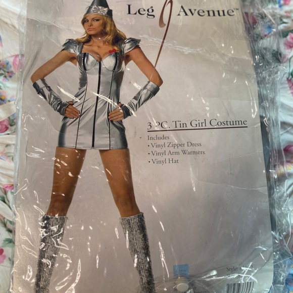 Leg Avenue Other - New Leg Avenue Silver Tin Girl Costume for women Small